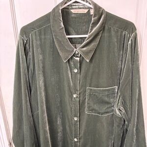 Soft Surround velour button down